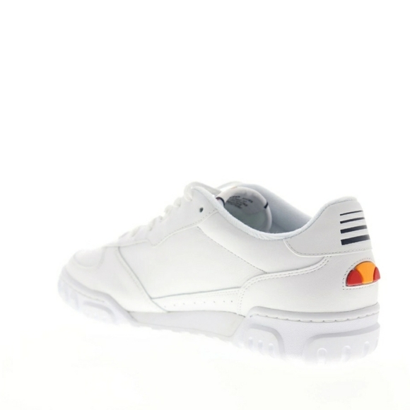 ELLESSE TANKER LO 6-13670 MENS WHITE LEATHER LOW TOP LIFESTYLE SNEAKERS … - Picture 2 of 9
